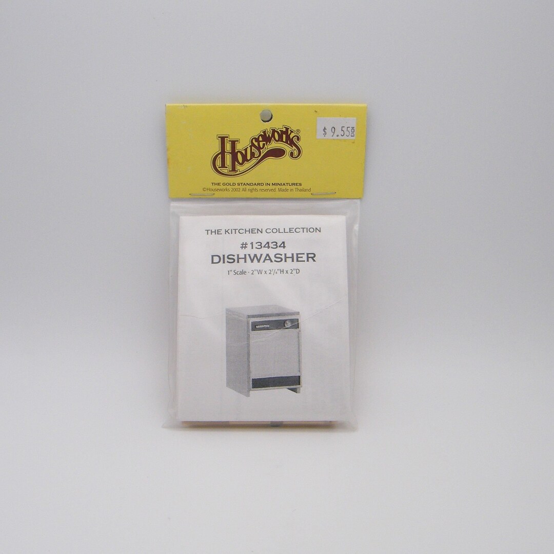 Dollhouse Miniature Kitchen Collection Dishwasher Kit by Houseworks - Etsy