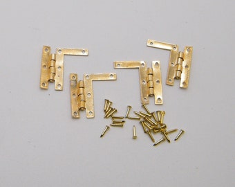 Dollhouse Miniature Brass "HL" Hinge by Houseworks Ltd