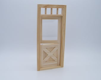 1:12th Scale Dollhouse Crossbuck Dutch Door by Houseworks