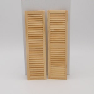 1:12th Scale Dollhouse Window Shutters by Houseworks Ltd