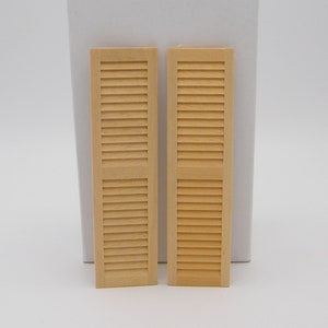 1:12th Scale Dollhouse Window Shutters by Houseworks Ltd