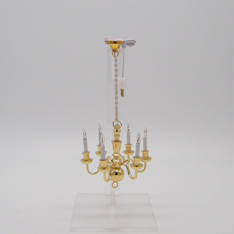 3 chandeliers miniatures anciens en métalpour maison de poupée - Jeux & Jouets