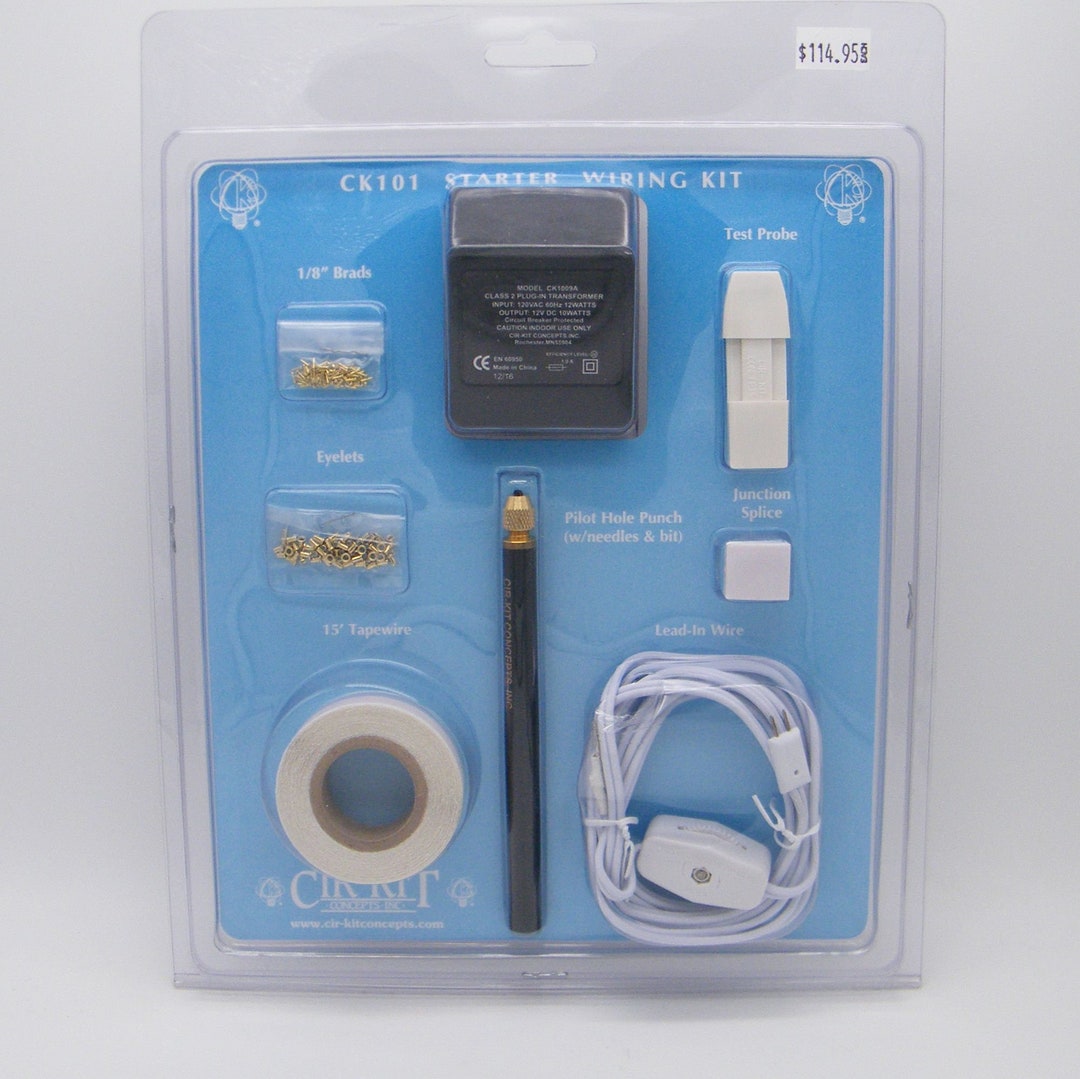Dollhouse Miniature 12-volt Tapewire Wiring Kit by Cir-kit Concepts - Etsy