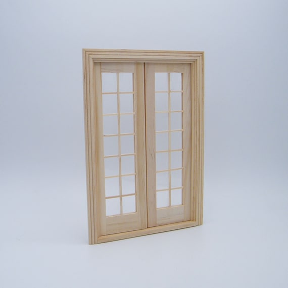 1:12th Scale Dollhouse Double French Door by Houseworks