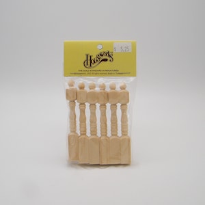 Dollhouse Miniature Wooden Turned Centurian Newel Posts by Houseworks Ltd