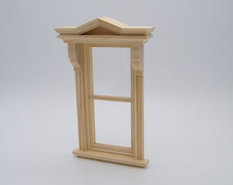 1:12th Scale Victorian Non-Working Dollhouse Window by Houseworks