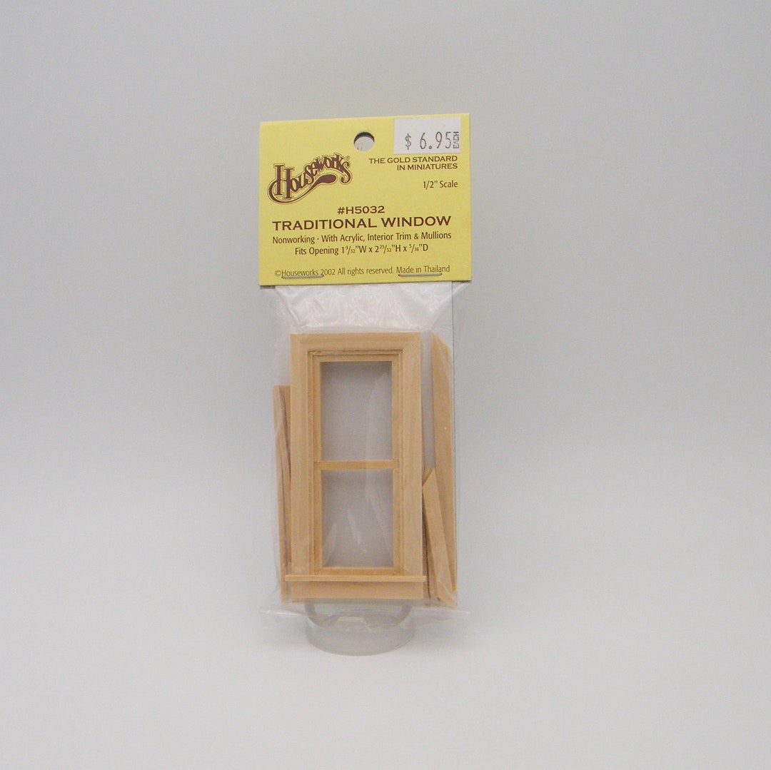 124th Scale Dollhouse Window by Houseworks Etsy