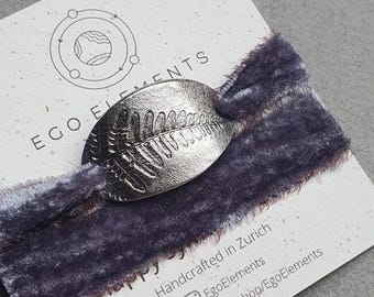 Solid Silver Fern bracelet