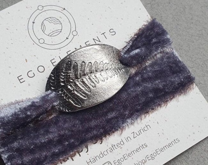 Solid Silver Fern bracelet