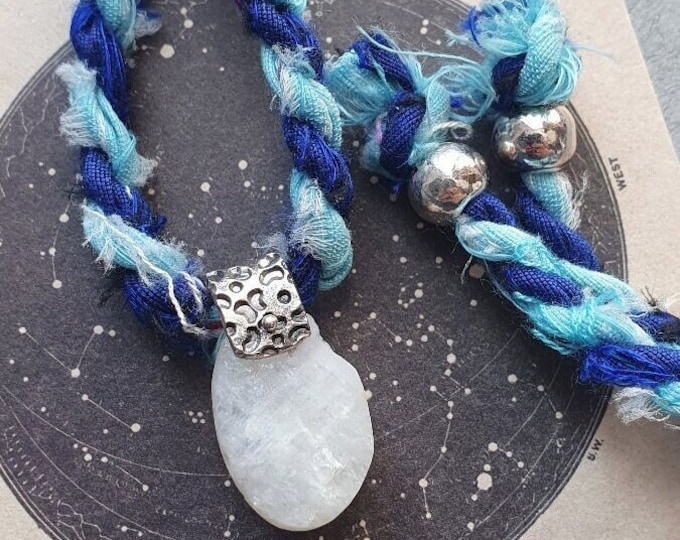 Raw Moonstone pendant