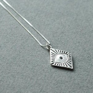 All Seeing Eye Necklace, Eye of Providence Necklace, Third Eye Pendant, Spiritual Jewelry