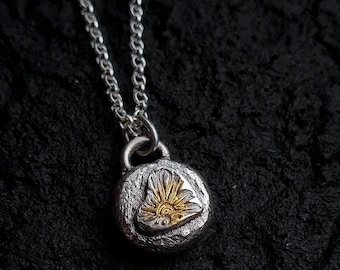 Pebble Heart necklace