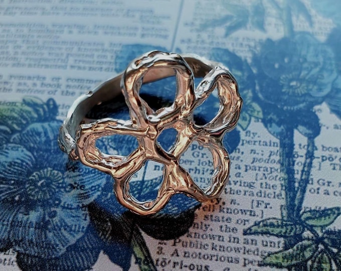 Flower Ring, Size 9 1/4 US