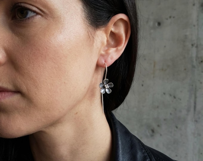 Long Floral Earrings