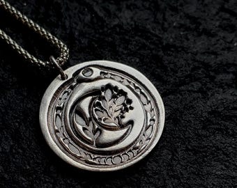 Ouroboros Snake pendant necklace
