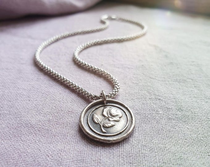 Antique Rose Pendant