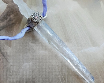 Laser Quartz Point Pendant for Balance & Manifestation
