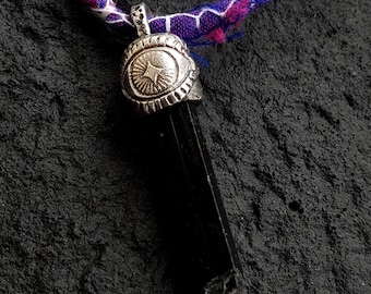 Raw Black Tourmaline Protection Necklace