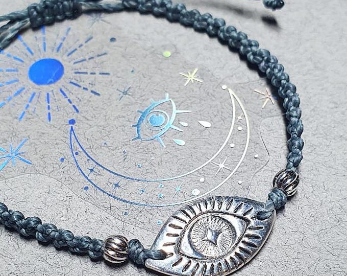 Evil Eye Protection Bracelet, Witch Protection Bracelet, Good Luck Talisman Bracelet, Evil Eye Jewelry