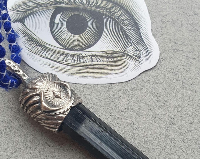 Raw Black Tourmaline Protection Necklace