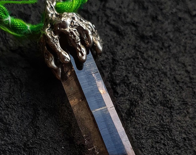 Smoky Quartz Point Pendant for Protection & Stability