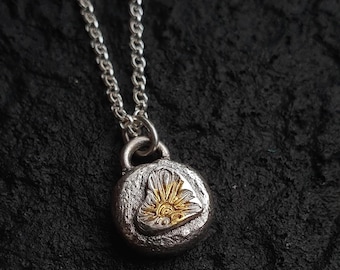 Pebble Heart necklace