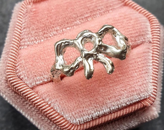 Sterling Silver Bow Ring