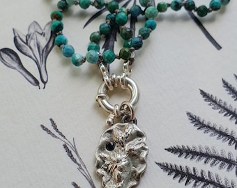 Turquoise Hand Knotted Necklace