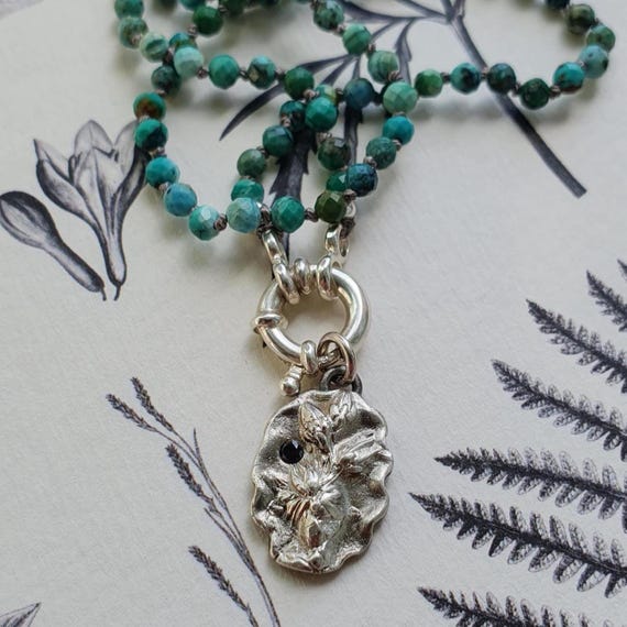 Turquoise Hand Knotted Necklace