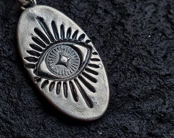 Evil Eye artisan pendant