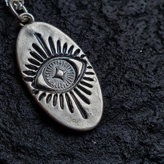 Evil Eye artisan pendant