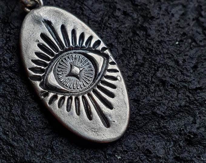 Evil Eye artisan pendant