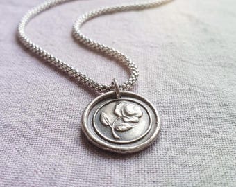 Antique Rose Pendant