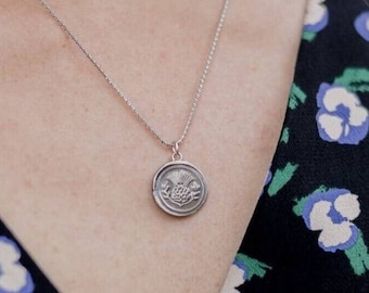 Scottish Thistle necklace
