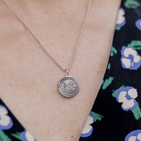 Scottish Thistle necklace