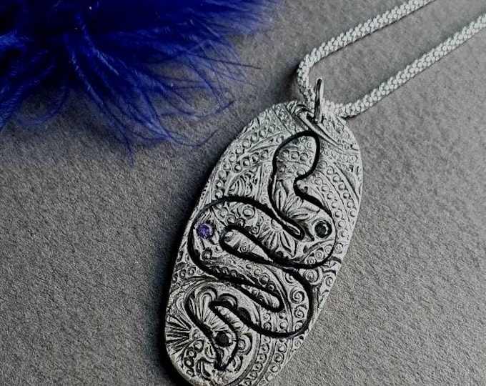 Alchemist Snake Pendant Amulet