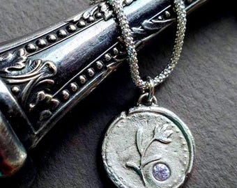 Silver Flower pendant
