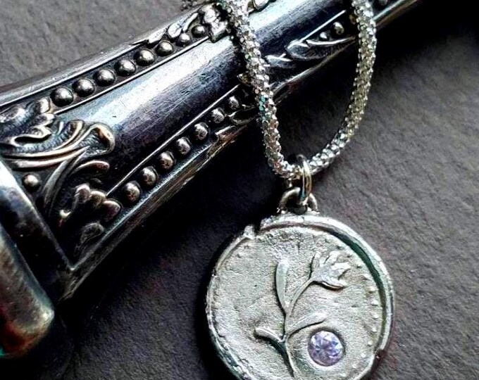 Silver Flower pendant