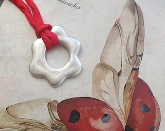 Lucky Charm Flower Pendant