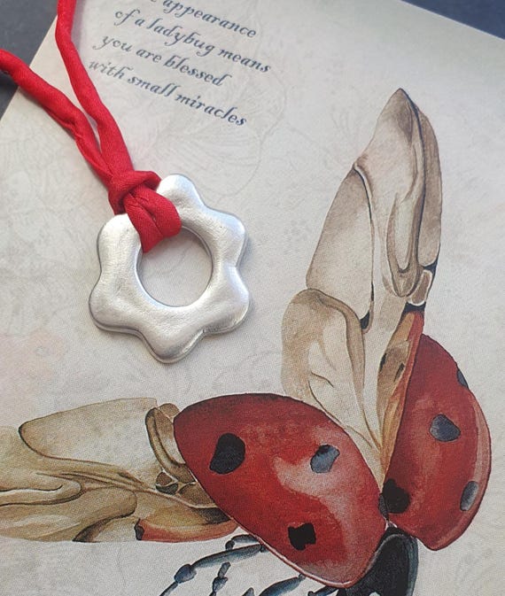 Lucky Charm Flower Pendant