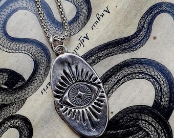 Evil Eye artisan pendant