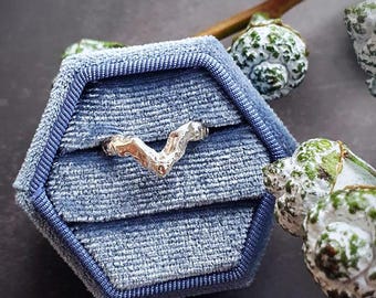 Molten Chevron Ring