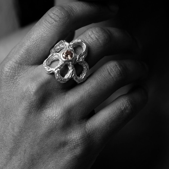 Statement Flower Ring
