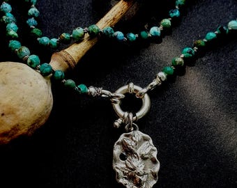 Turquoise Hand Knotted Necklace