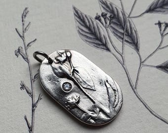 Flower Tag Pendant