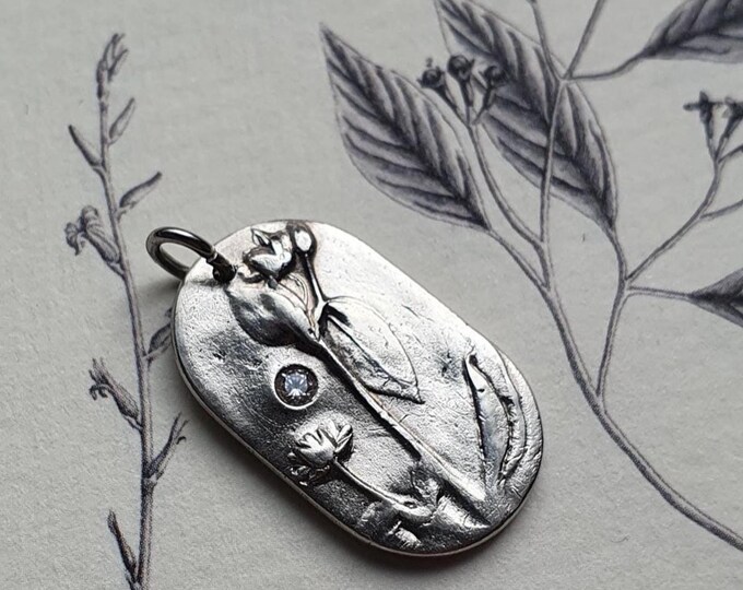 Flower Tag Pendant