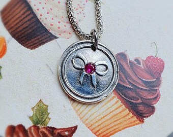 Bow Charm Necklace