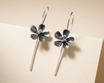 Long Floral Earrings