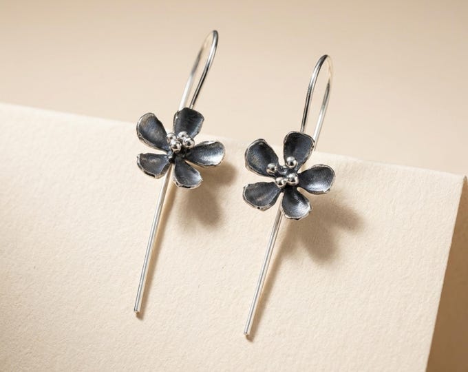 Long Floral Earrings