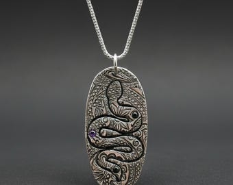 Alchemist Snake Pendant Amulet